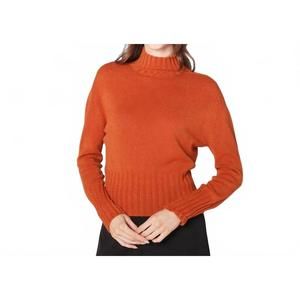 NEW ASTRID knitted mockneck sweater in rust